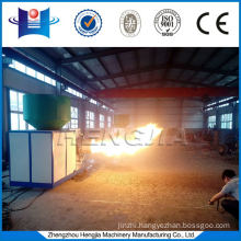 Biomass direct fired burner used in industrial furnace for heating and drying